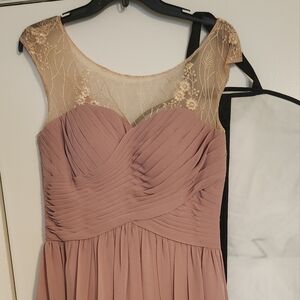 Dusty Rose Azazie Dress